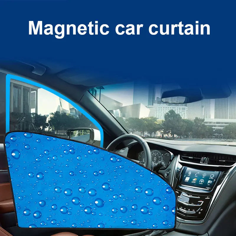 Vehemo Magnet Windshield Sunshade Car SunShade Vehicle Window Covers for Water Droplets Auto Sun Visor Portable |