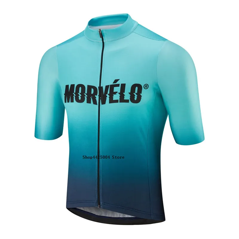 Мужские майки для велоспорта Morvelo велосипедные с коротким рукавом Mtb