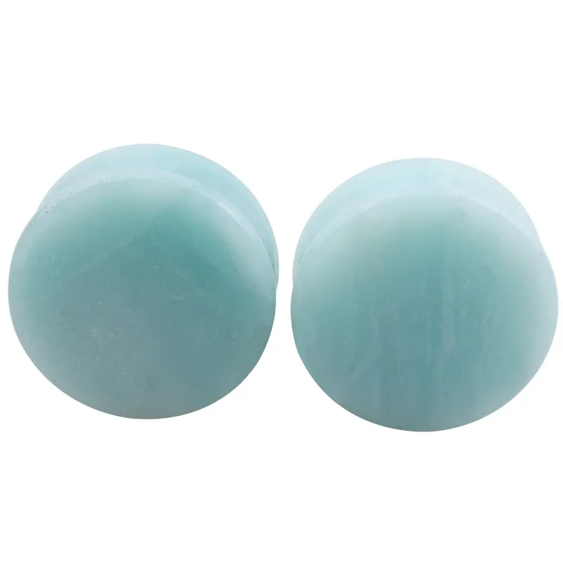 NORDVEST Amazon камень беруши натуральный голубой круглый ювелирные изделия тела мода