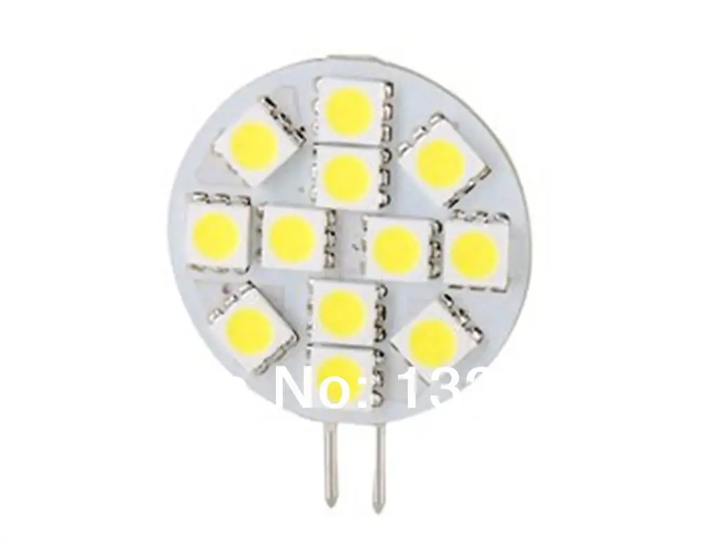 10 шт. SMD5050 AC/DC12v 1 8 w 2 5 3w g4 Светодиодная лампа светильник теплый белый 120 градусов|g4