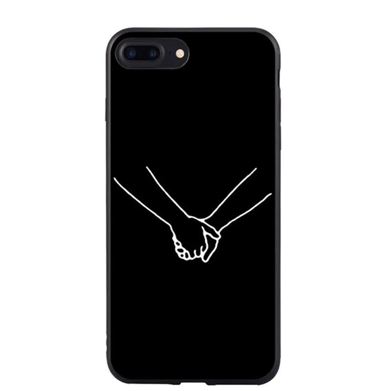 SICOOTE Luxury 2019 Ultra thin Soft 8 Artistic Abstract Silicone Face line fundas case for iphone x 7 plus 6 5 6s 5s SE |
