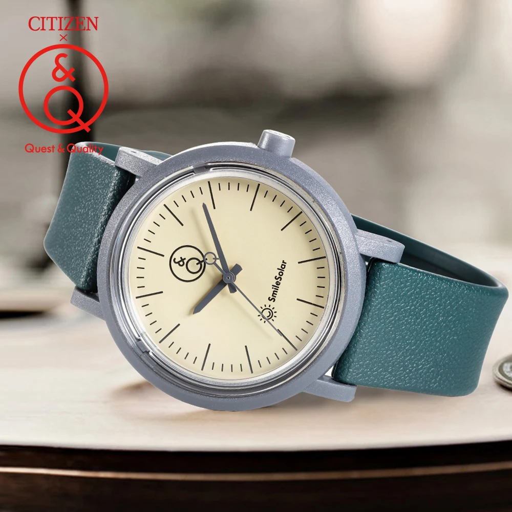 Citizen q & q relógio masculino, conjunto de relógio de luxo, à prova d'água, esportivo, quartzo, solar, relógio neutro
