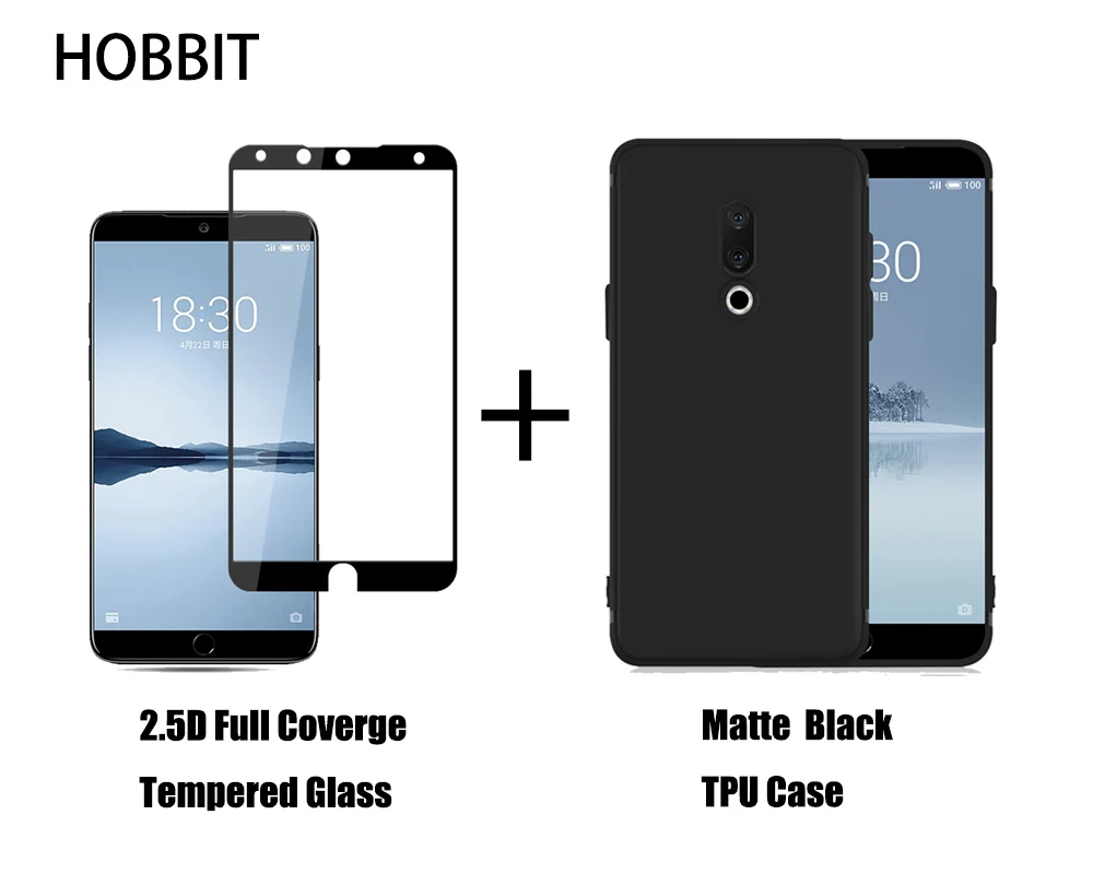 Матовая Черная мягкая задняя крышка из ТПУ для Meizu 17 Pro 16 16s 16T 15 Plus Lite M15 9H 0 3 мм