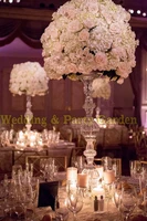 75cm tall crystal acrylic flower stand flower vase table centerpiece wedding decoration
