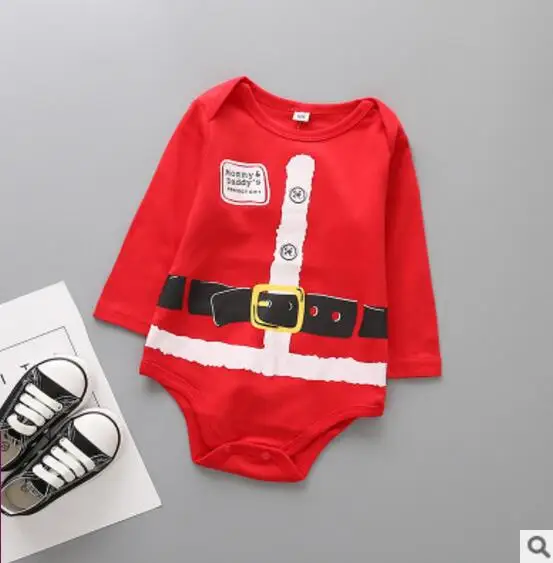 ABelt HH детские комбинезоны Новогодние костюмы для мальчиков Санта Клауса Детский костюм детские одежда для новорожденных год микрофибра комбинезон детский одежда Комбинезоны - Цвет: ABelt