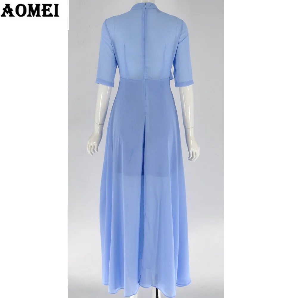 Женские Модные Boho Макси Платья с цветочным принтом плюс размер белое длинное