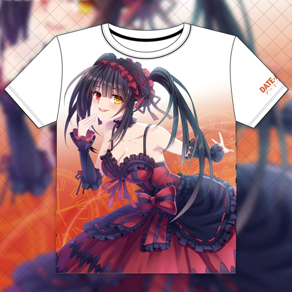 MGFHOME аниме JK DATE A LIVE Косплей рубашка кошмар токисаки Куруми футболки топы для