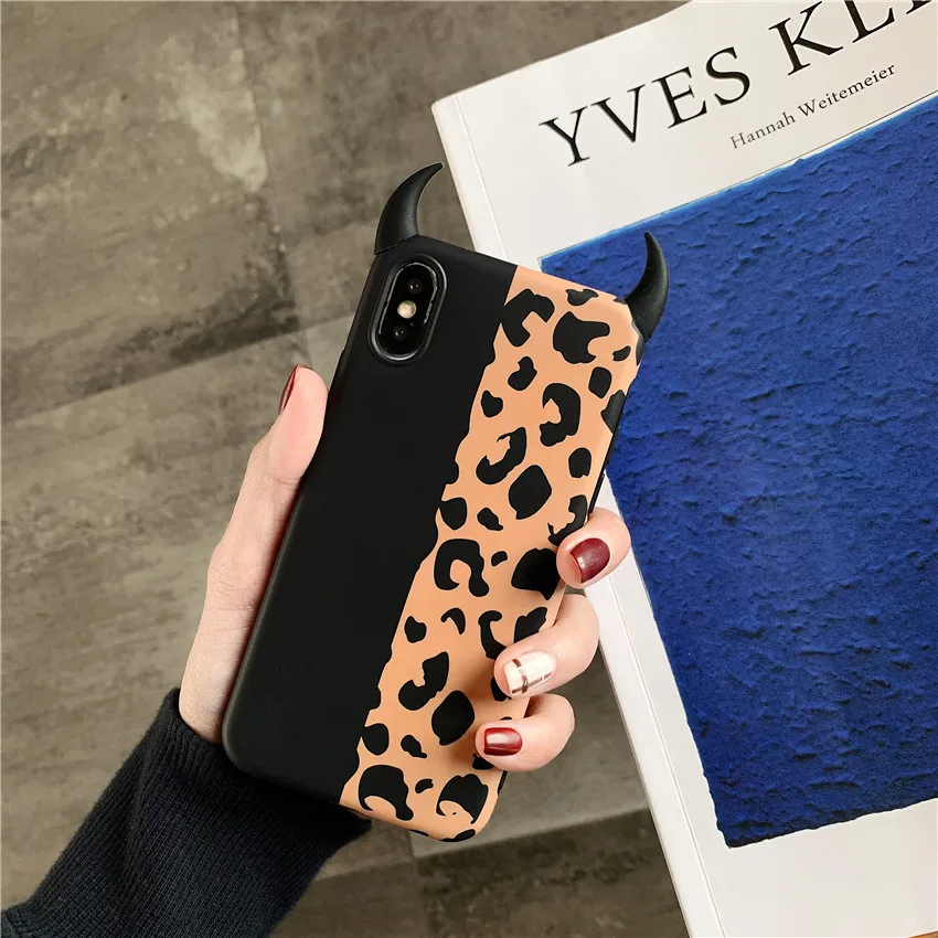 Leopard Print Pattern Case for iPhone 8 7 Plus 6 6s Luxury Cheetah Soft TPU Silicone Shockproof Cover XS MAX XR X |