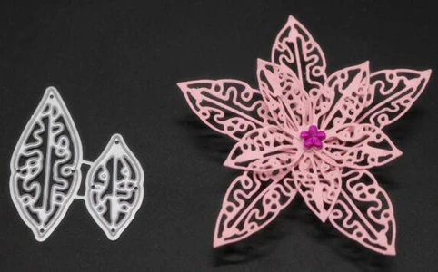 Flower VCD15Scrapbook цветы металлические режущие штампы для трафареты для скрапбукинга DIY открытки в альбом украшения тиснение Складная матрица резец - Цвет: Flower
