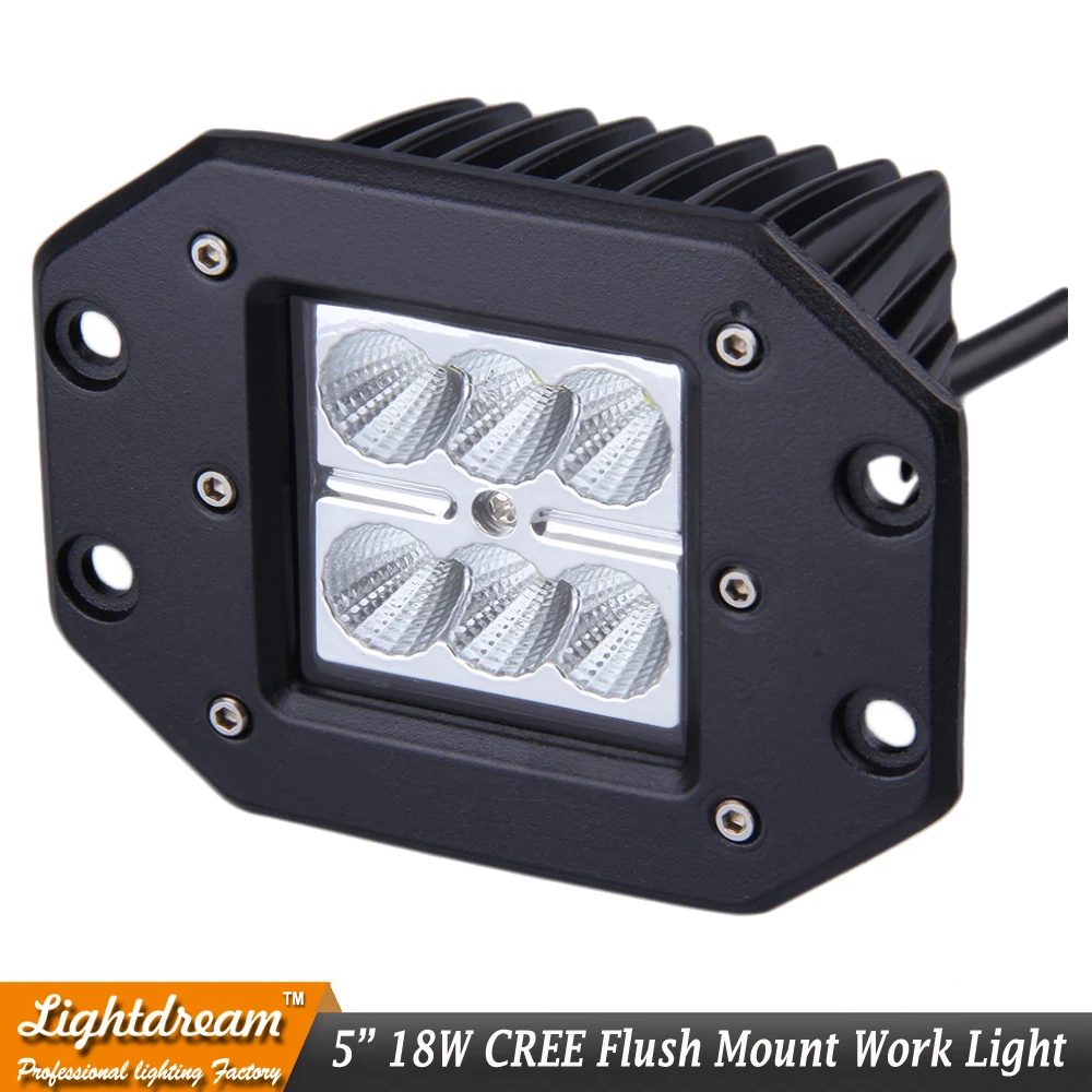 Светодиодсветильник противотуманные фасветильник 3x3 дюйма 18 Вт 6 шт. 12 В|light wedge book