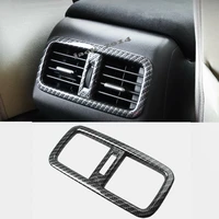 carbon fiber inner rear air outlet vent cover trim for honda cr v crv 2012 2013 2014 2015 2016