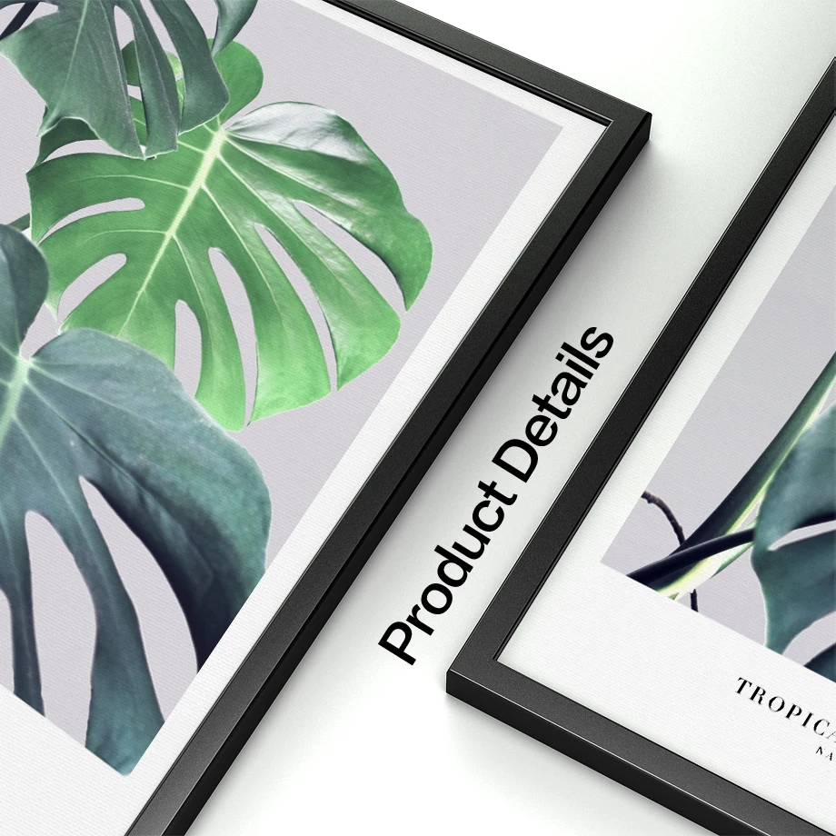 COLORFULBOY тропические растения Картина на холсте скандинавские постеры домашний