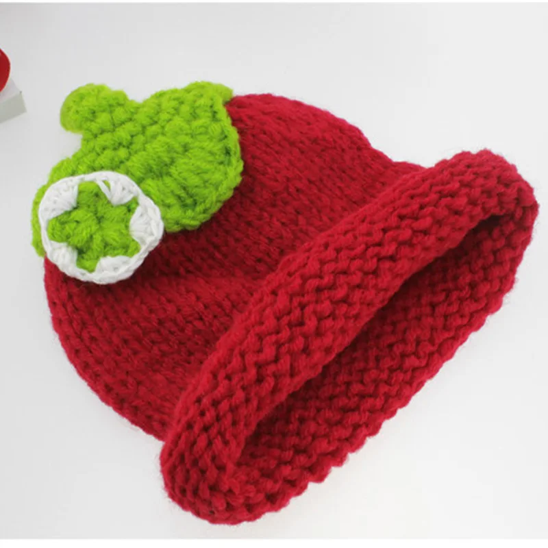 Newborn props baby photography red pepper hat cap new born costume infant picture toddler studio shooting fotografia accessories | Детская