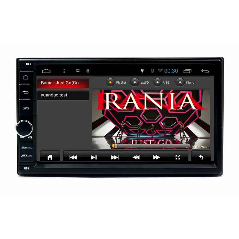 Android 7 1 2din не dvd Автомобильный gps стерео в консоли 2Din автомобильный радиоприемник