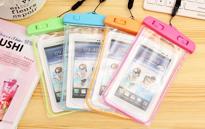 Водонепроницаемый плавательный мобильный телефон чехлы чехол для сенсорного