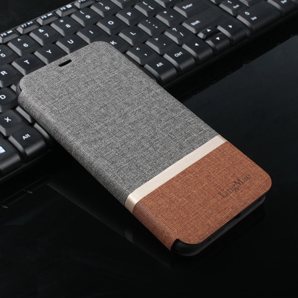 Роскошный флип чехол для Nokia 6 2018 бумажник сумка PU кожаный Funda Coque защитные