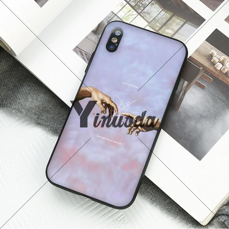 Yinuoda арт статуя Давида красочные милые аксессуары для телефона чехол Apple iPhone 8 7 6 6S