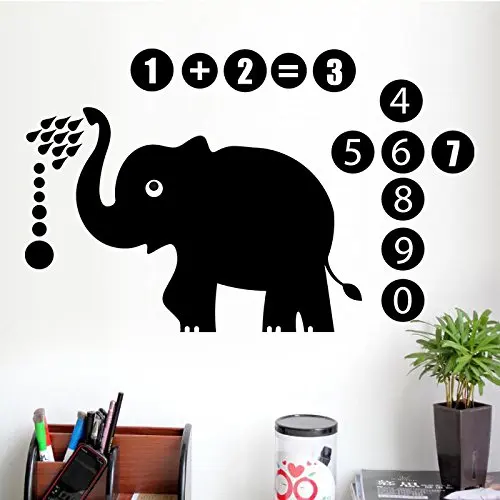 

Cute Elephant Wall Quote Wall Decals Vinyl Stickers Home Decor Wall Decorations for Kids Living Room