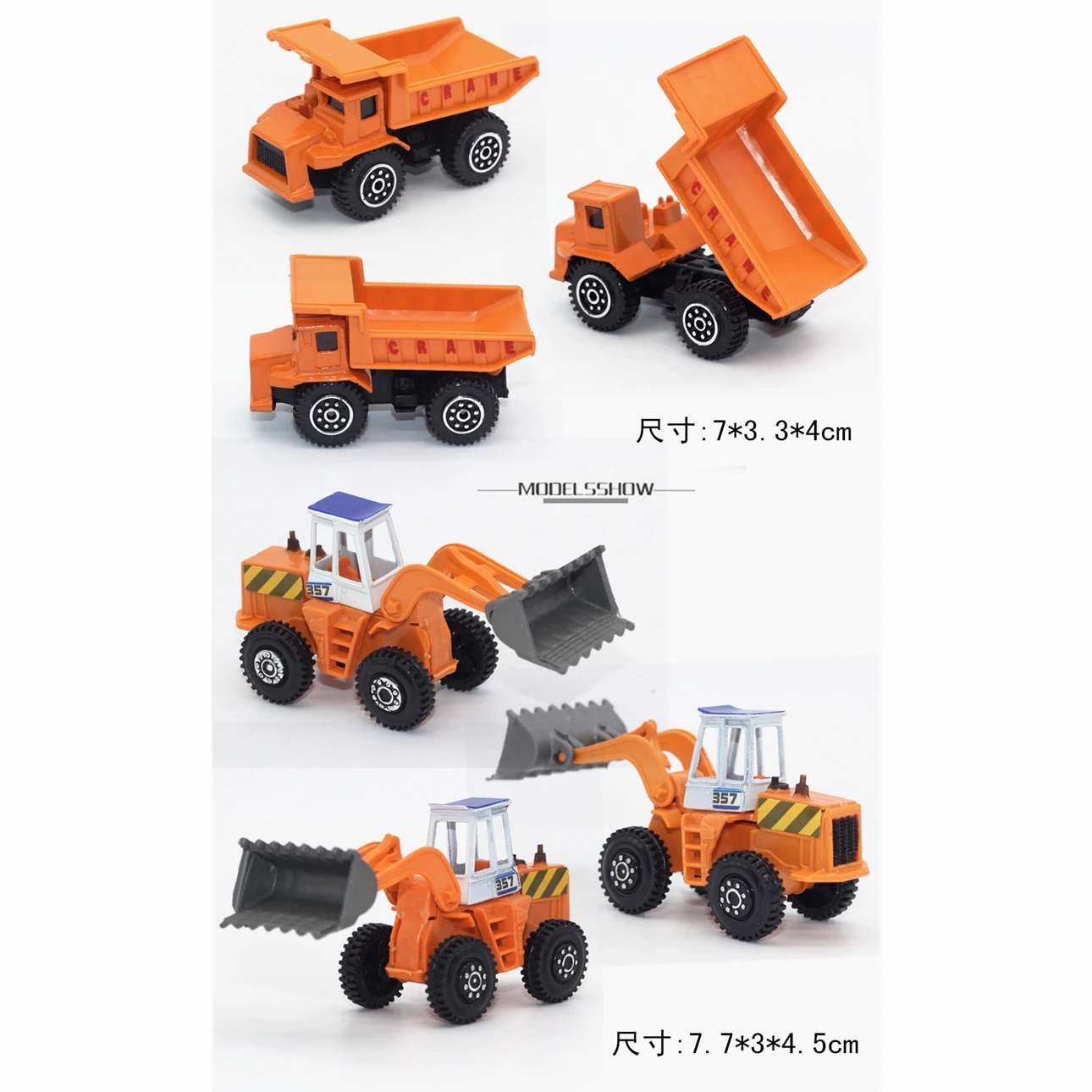 6 шт./компл. мини Diecasts автомобиль сплава строительство транспортного средства