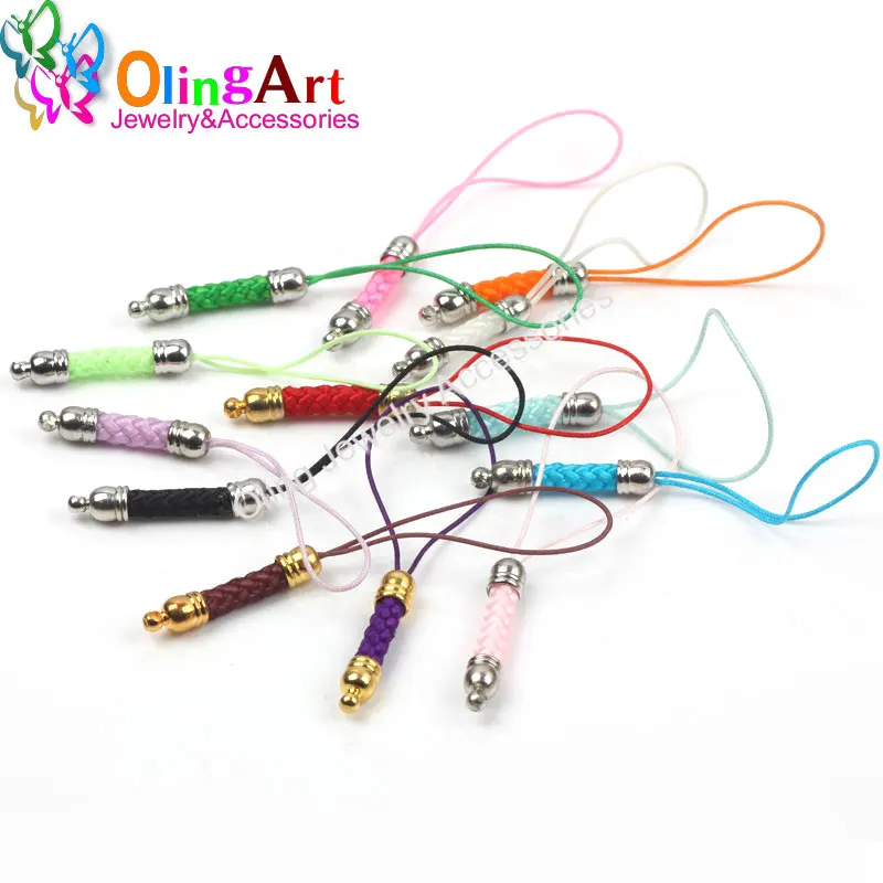 OlingArt 6 шт. DIY Роскошный шнурок для мобильного телефона ручные ремешки милые