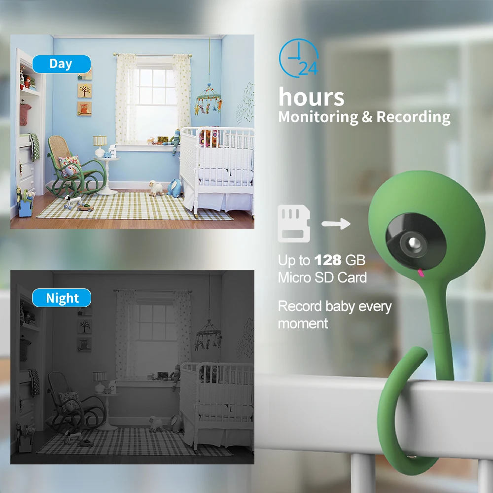 Умный дом Видеоняни и радионяни плачет тревоги мини Wi-Fi Камера 720 P HD Cloud Storage P2P