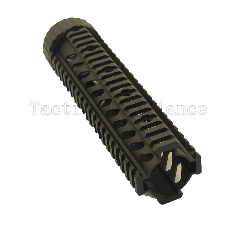 Охота 9 ''дюйма AR .223/5.56 БЕСПЛАТНАЯ Float Quad Handguard RAS рельс 15 M16 M4 страйкбол Пейнтбол