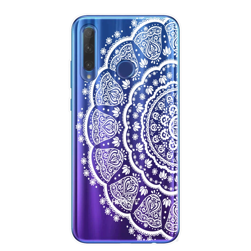 Ретро Мандала Цветок чехол для телефона для huawei Honor 9 10 20 Lite Pro Чехол TPU чехол s для huawei mate 10 20 Lite Pro Ловец снов