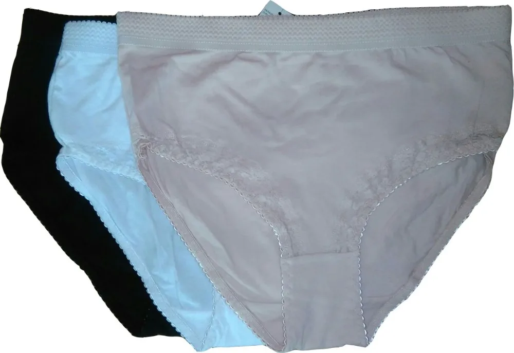 

XL,2XL,3XL New women's cotton panties sexy lace underwear lady's plus size briefs for fat female 5pcs/lot