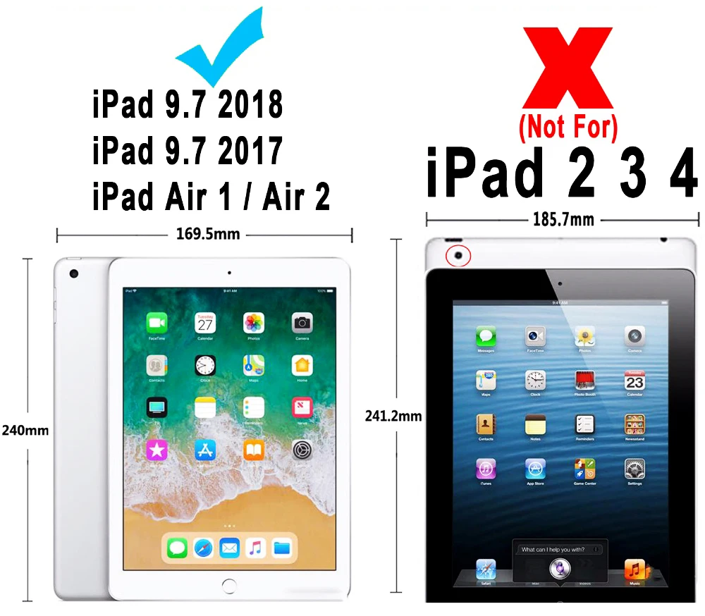 Кожа Smart Cover чехол для Apple iPad Air 2 колесика с камерой низкого давления х 1 5 6 iPad mini 1 2 3 iPad 9,7 5th 6th поколения 360 градусов вращающийся