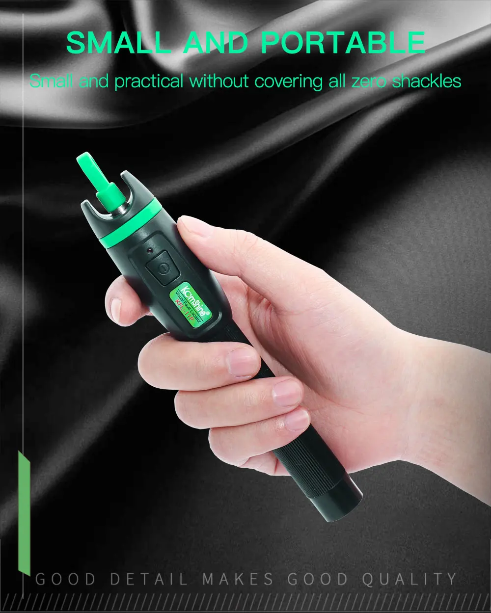 Poecket красный светильник легко носить оптическое волокно визуальный локатор