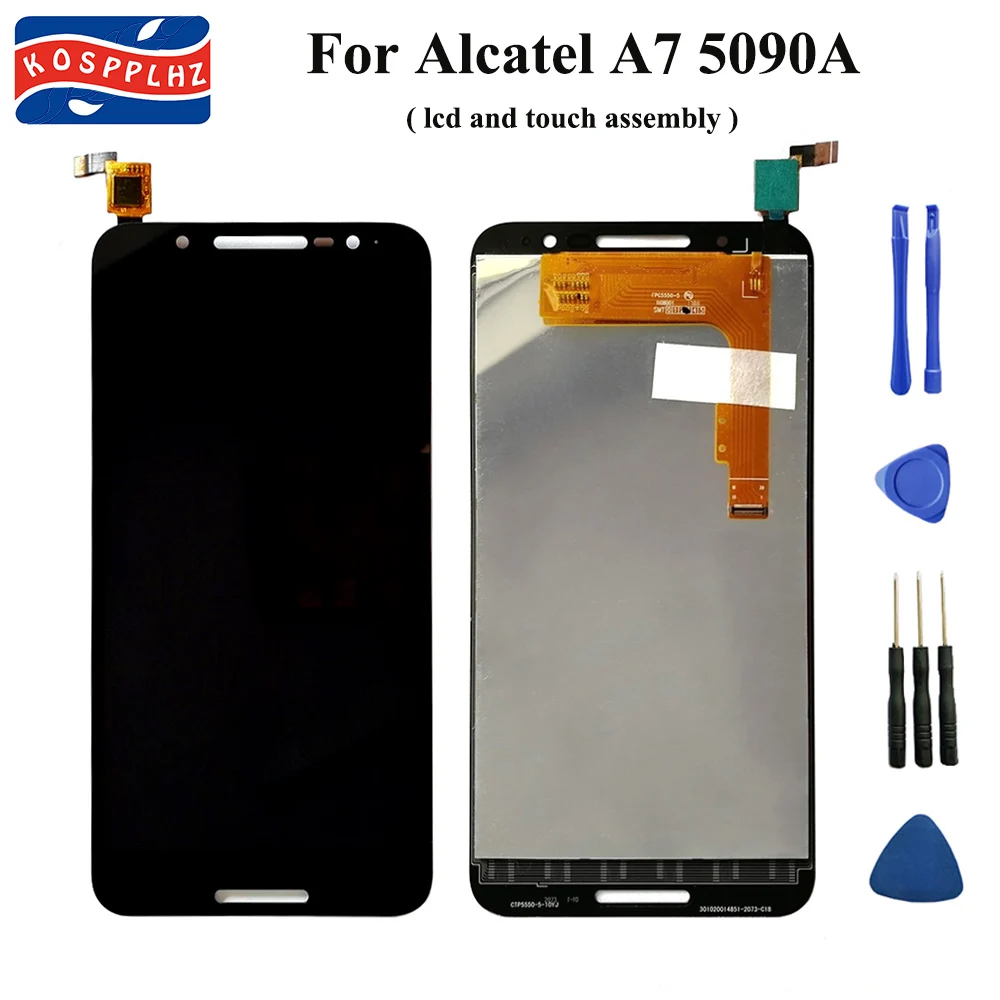 K0SPPLHZ для Alcatel A7 5090 OT5090 5090i 5090Y 5090A ЖК дисплей и кодирующий преобразователь