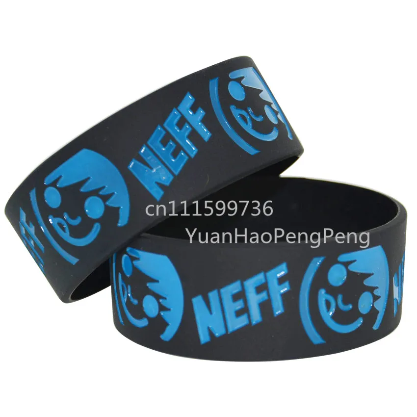 25 шт./лот Neff Smile Face силиконовый браслет | Украшения и аксессуары