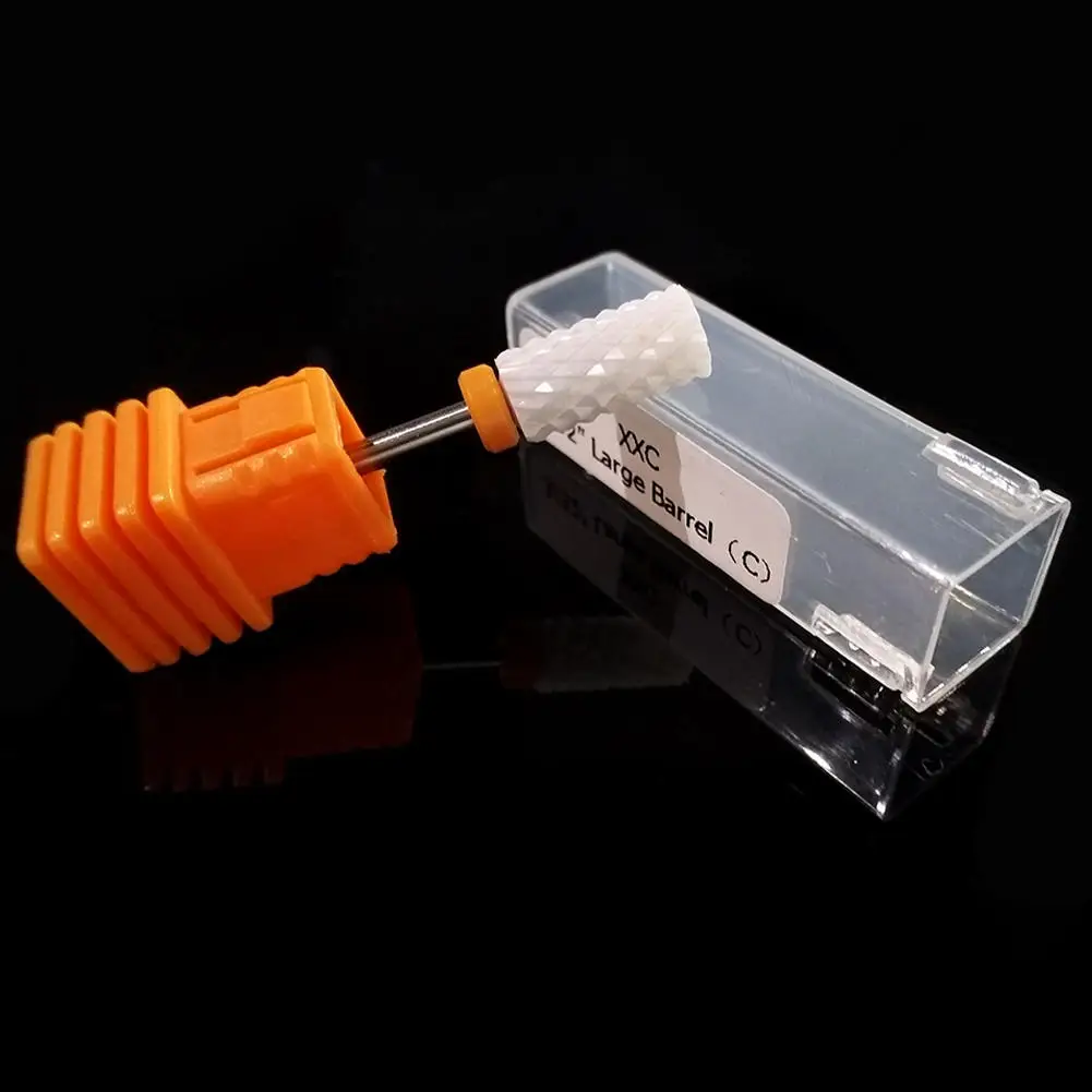 Orange 1 шт. фреза для маникюра, керамическая фреза для ногтей, фреза для маникюра, инструменты для полировки ногтей, износостойкие - Цвет: Orange