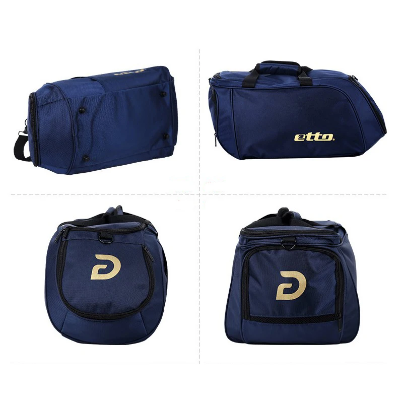 Etto 2018 Men Sports Bags Waterproof Nylon Large Gym Bag Outdoor Fitness Bag Women Independent Shoes Storage Training Bag HAB001