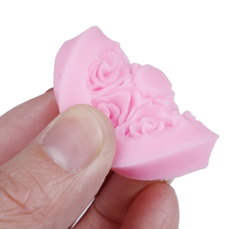 3D тисненая силиконовая форма для цветов шоколадные глиняные формы конфет