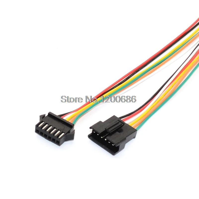 

SM 2.54mm 6P Female and Male Connector wire harness 20CM totally