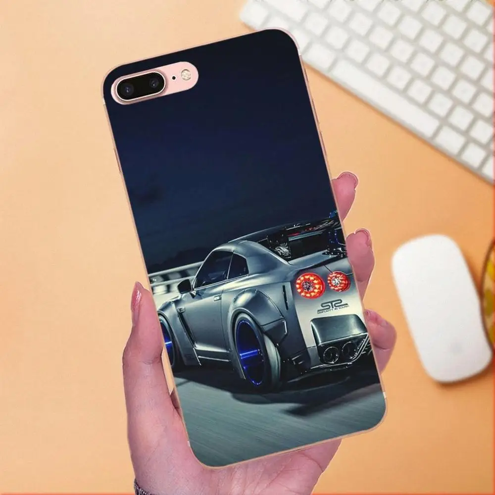 Чехлы из ТПУ для Nissan Skyline Gtr R34 чехлы Apple iPhone X XS Max XR 4 4S 5 5C 6 6S 7 8 Plus|Чехлы-накладки| |
