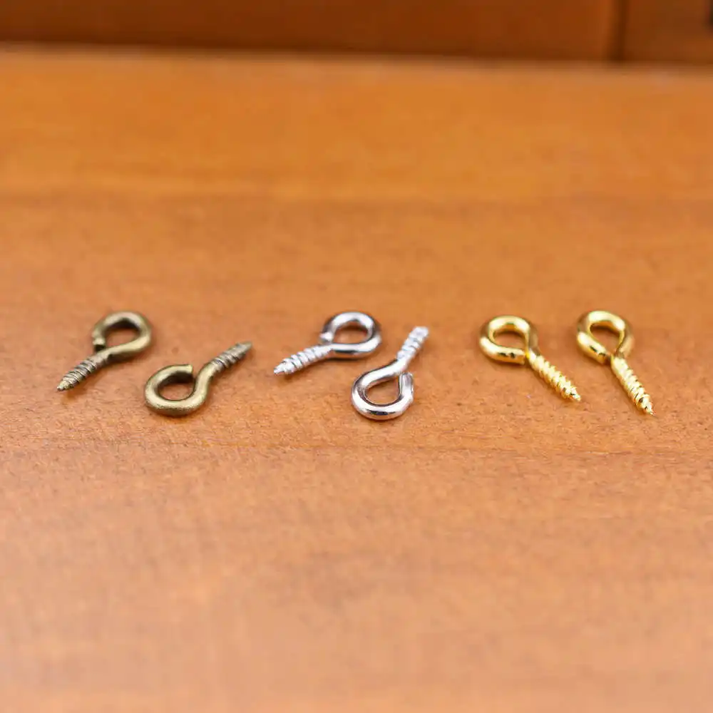 100 шт. булавки для бижутерии 5 х10 мм|jewelry findings|screw eye bailscrew |
