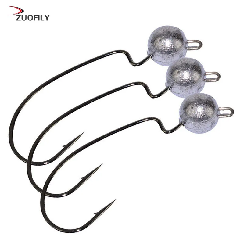 Рыболовный крючок ZUOFILY 5 шт./лот с крючком головкой 3. Приблизительная яркость 7 г