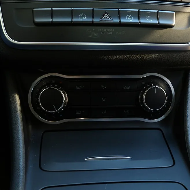 Алюминиевый сплав автомобильная панель кондиционера Накладка для Mercedes Benz CLA 200 220