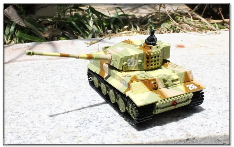 14CH 1: 72 rc Танк Игрушка Great Wall 2117 пульт дистанционного управления Танк Мини Тигр боевой танк игрушка лучший рождественский подарок для детей