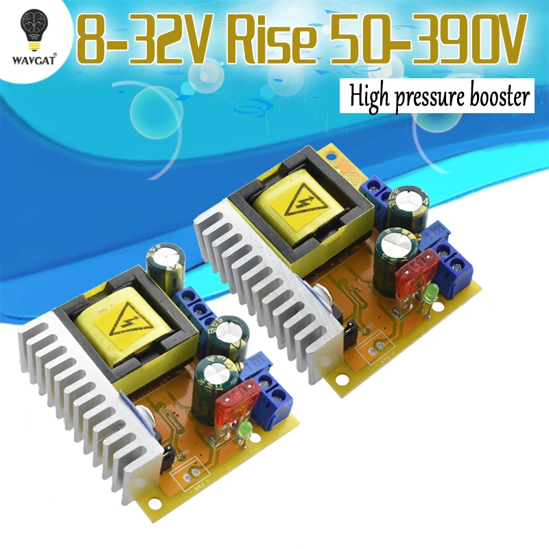 DC повышающий преобразователь постоянного тока с 8 32V до 45 390V высокая Напряжение
