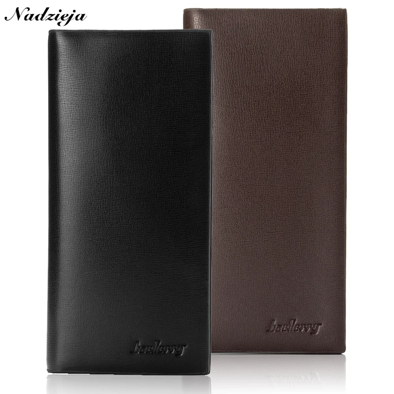 

Baellerry Men's Long Wallets male purse Money bag Clutch Bag business Card Holder Passport Case wallet pochette