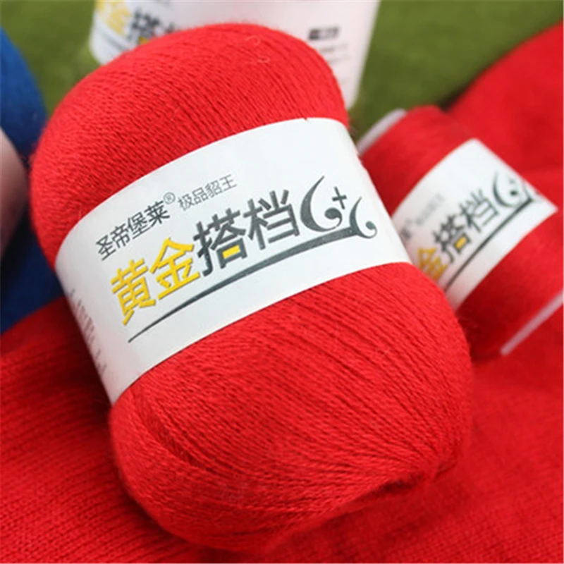 300 г пряжа детская для ручного вязания крючком хлопок вязаниянорки кашемира Hilos