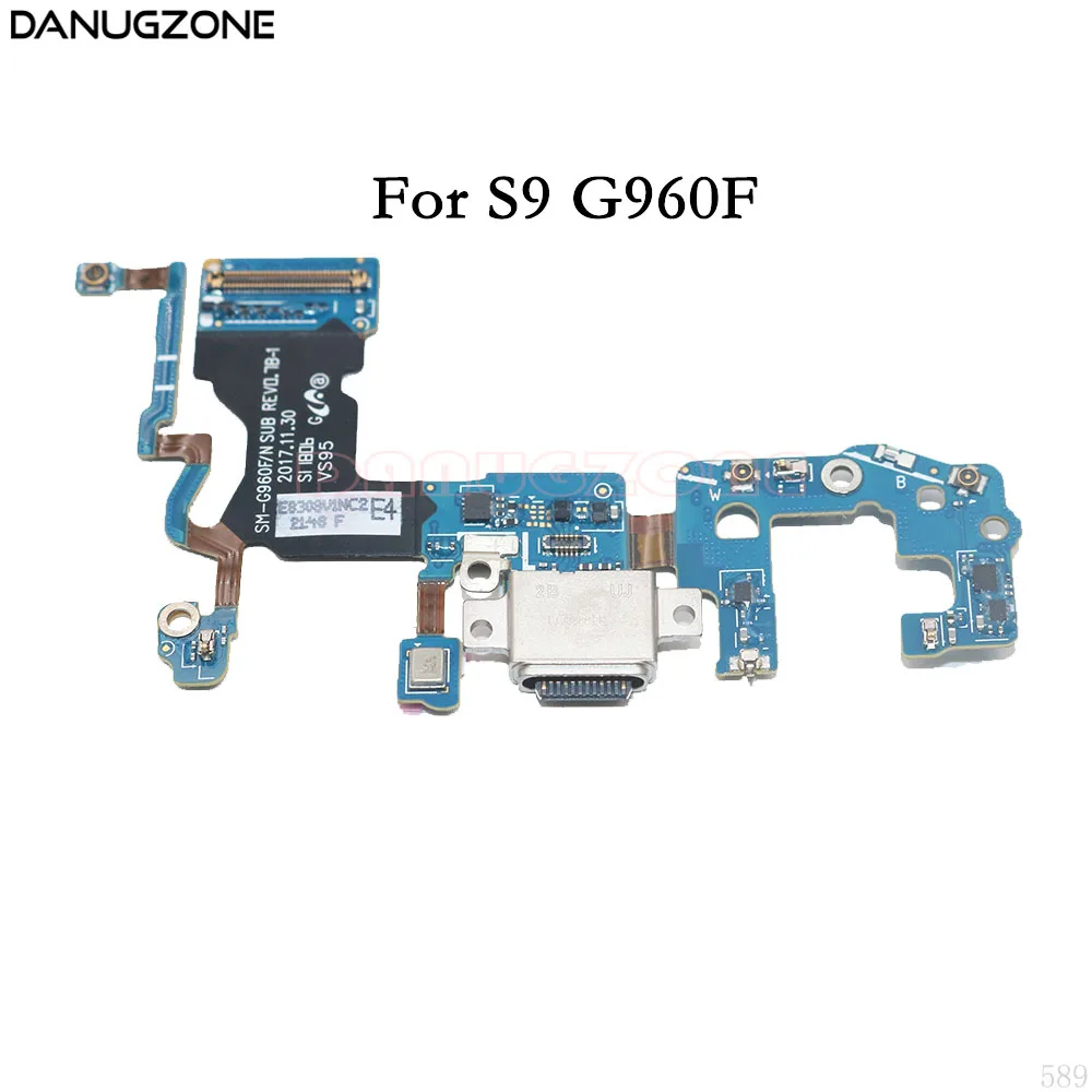 Usb разъем для зарядки док-станция разъем гибкий кабель для samsung Galaxy S9 G960F G960U G9600 SM-G960F/U SM-G9600 - Цвет: For G960F