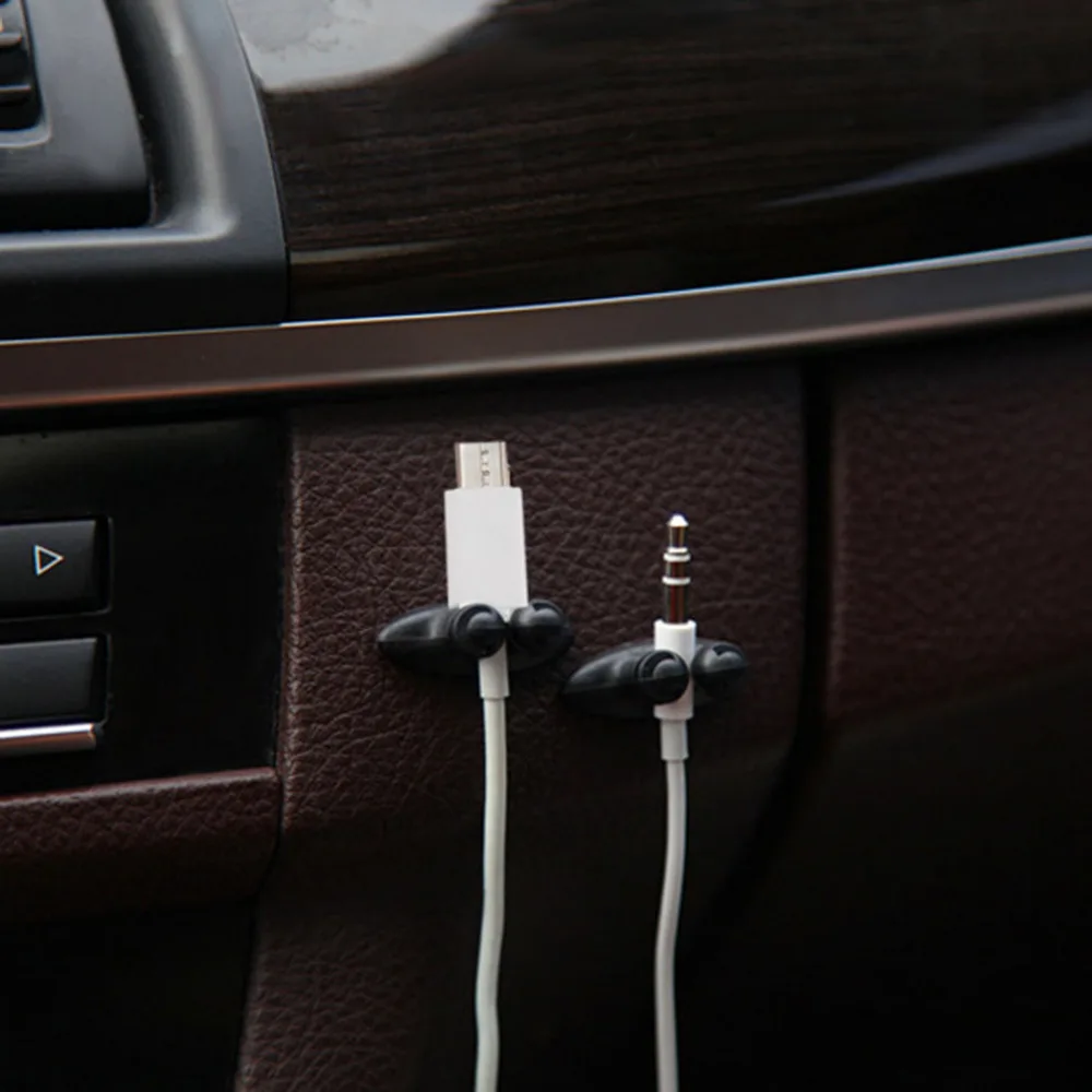 Car Clasp Clamp Headphone line/USB Cable Organiser Holder For Chery Amulet Arrizo 7 Bonus CrossEastar Eastar Fora IndiS Kimo | Автомобили