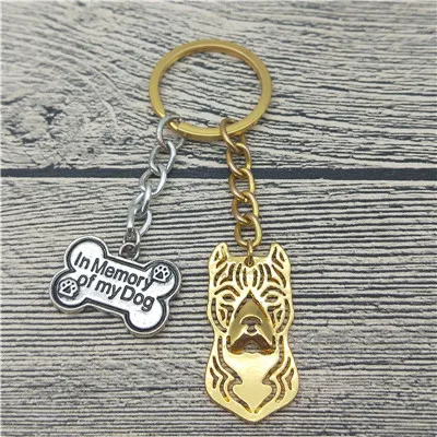 Американский стаффордширский терьер Брелки Мода Собака Jewellery амстафф автомобиль брелок сумка брелок для Для женщин Для мужчин - Цвет: C4