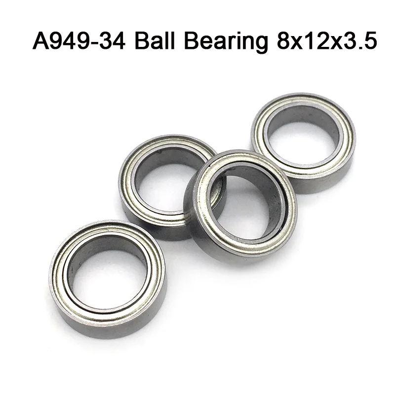 Bearning 8x12x3.5 WLtoys 1:18 радиоуправляемые автомобильные запчасти A959/A959-B/A969, обновленные металлические детали, аксессуары из сплава, амортизатор/Шестерня/сервопривод/стержень/C сиденье и т. Д - Цвет: Bearning 8x12x3.5