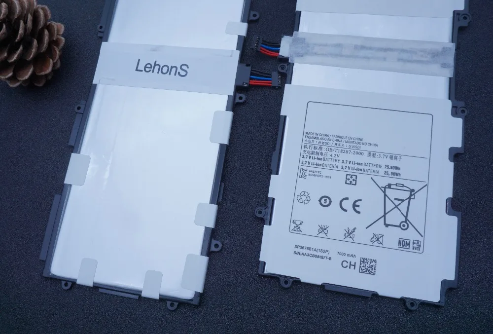 LehonS 1x7000 мАч запасная батарея для планшета Samsung Galaxy Tab 2 Note 10 1 P5100 P5110 N8000 N8010 N8020 SP3676B1A