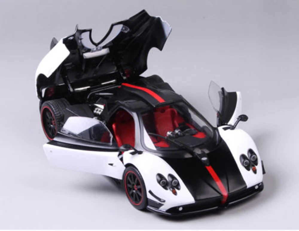 Новинка, игрушечная машинка, литье под давлением, соотношение 1:18, Pagani Huayra, игрушечная машинка для сына, модель, игрушечная машинка, коллекция 1/18 автомобилей
